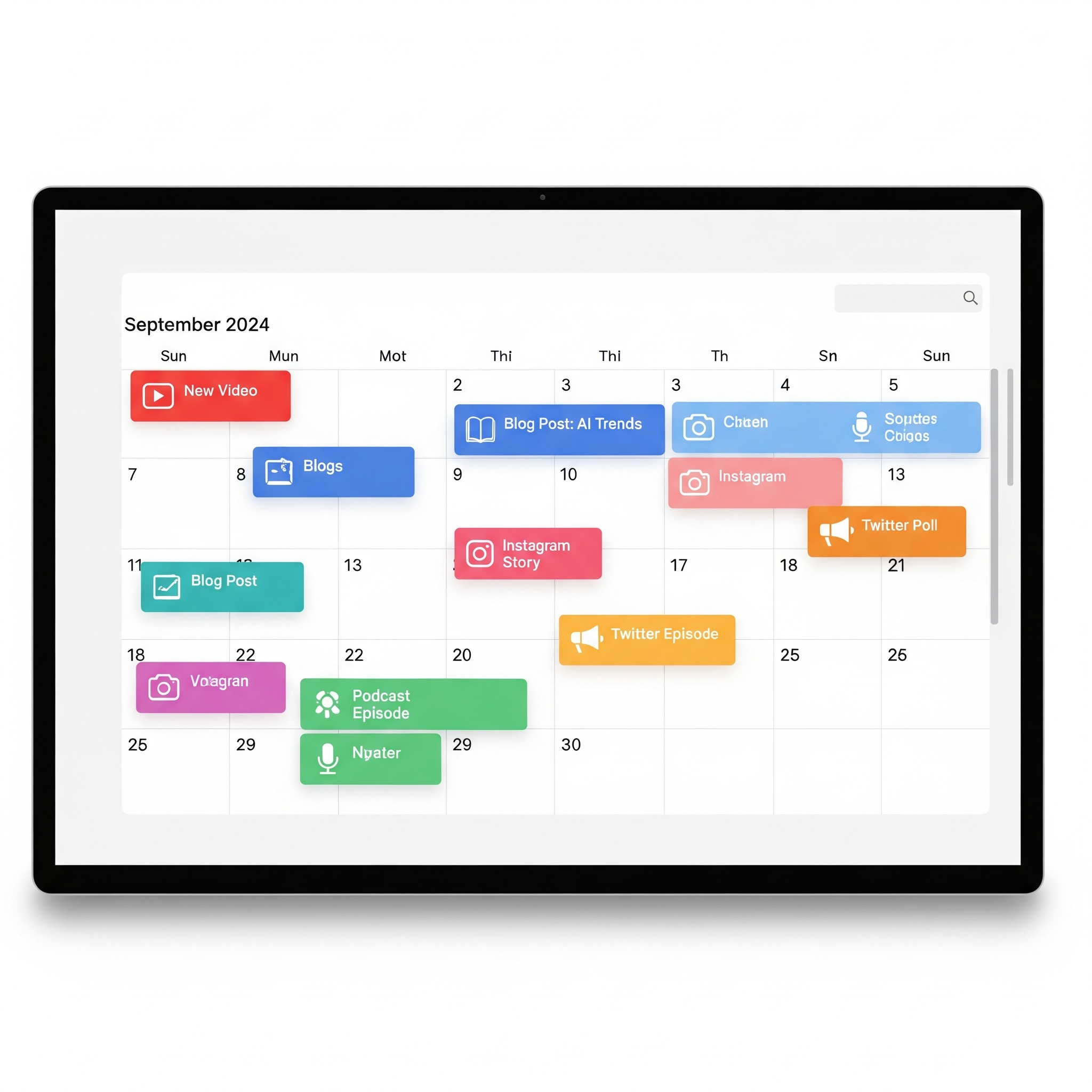 Content Calendar